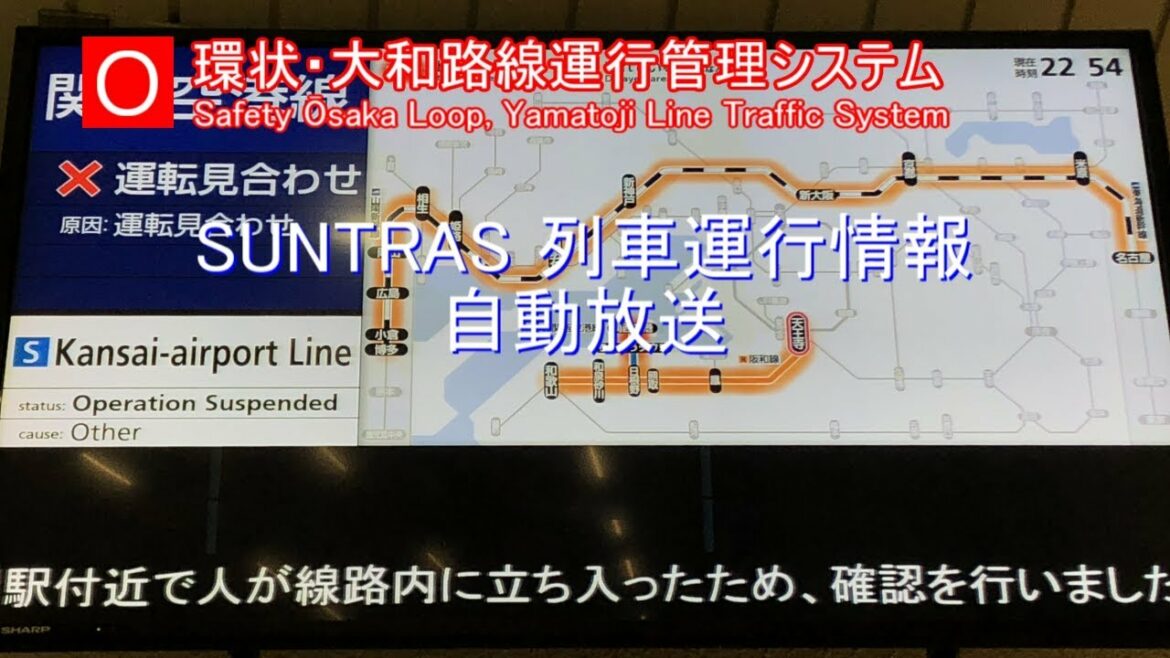 【放送】［O］SUNTRAS 列車運行情報 自動放送