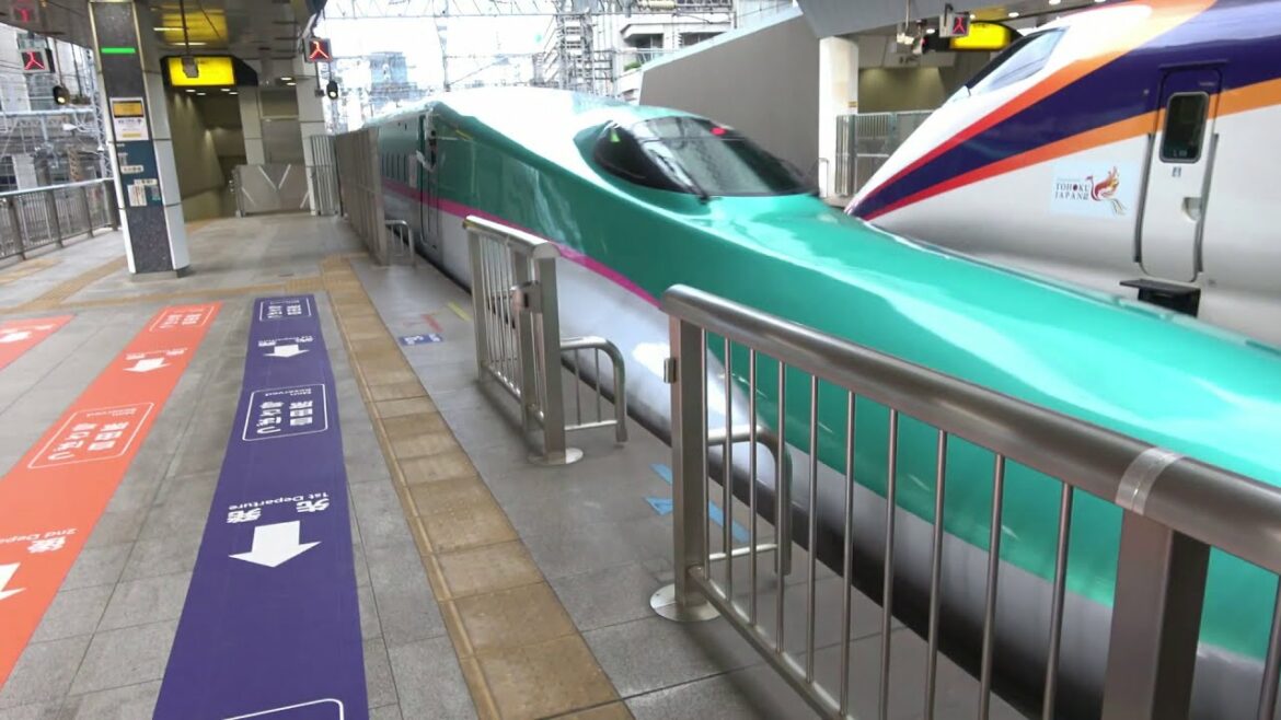 【JR東日本】　東京駅　東北・上越・北陸新幹線発着シーン