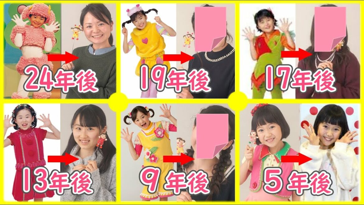 いないいないばあ1 || 歴代おねえさんについて調べてみた！大人になった今の姿は!? かなちゃん・りなちゃん・ふうかちゃん・ことちゃん・ゆうなちゃん・ゆきちゃん・はるちゃん♥