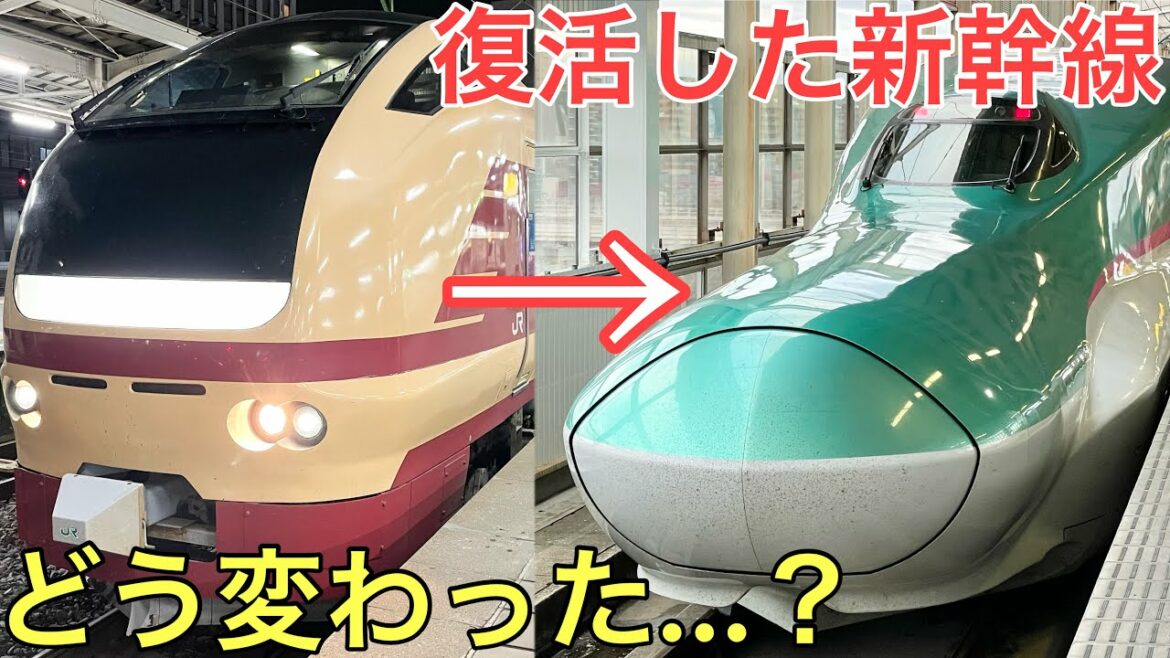 わずか1ヶ月だけ運転された特別な快速と新幹線が凄すぎた