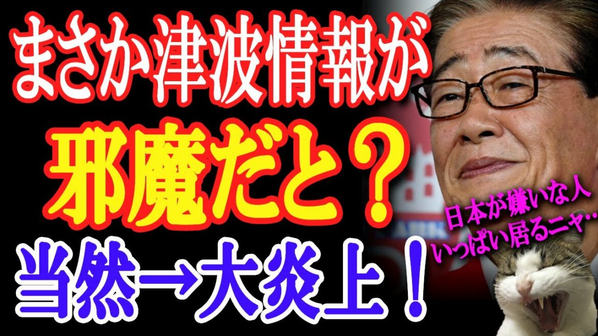 サンモニ関口氏・トンガ沖大噴火による津波情報をまるで邪魔者扱いする発言にネット大炎上！もうこの番組は…【日出づる国TV】