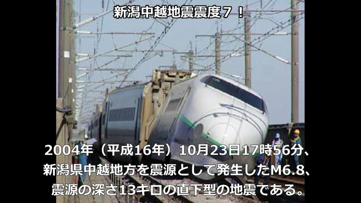 地震発生の瞬間。新潟県中越地震震度7！緊急地震速報　瞬間　中継　地震津波ライブセンター