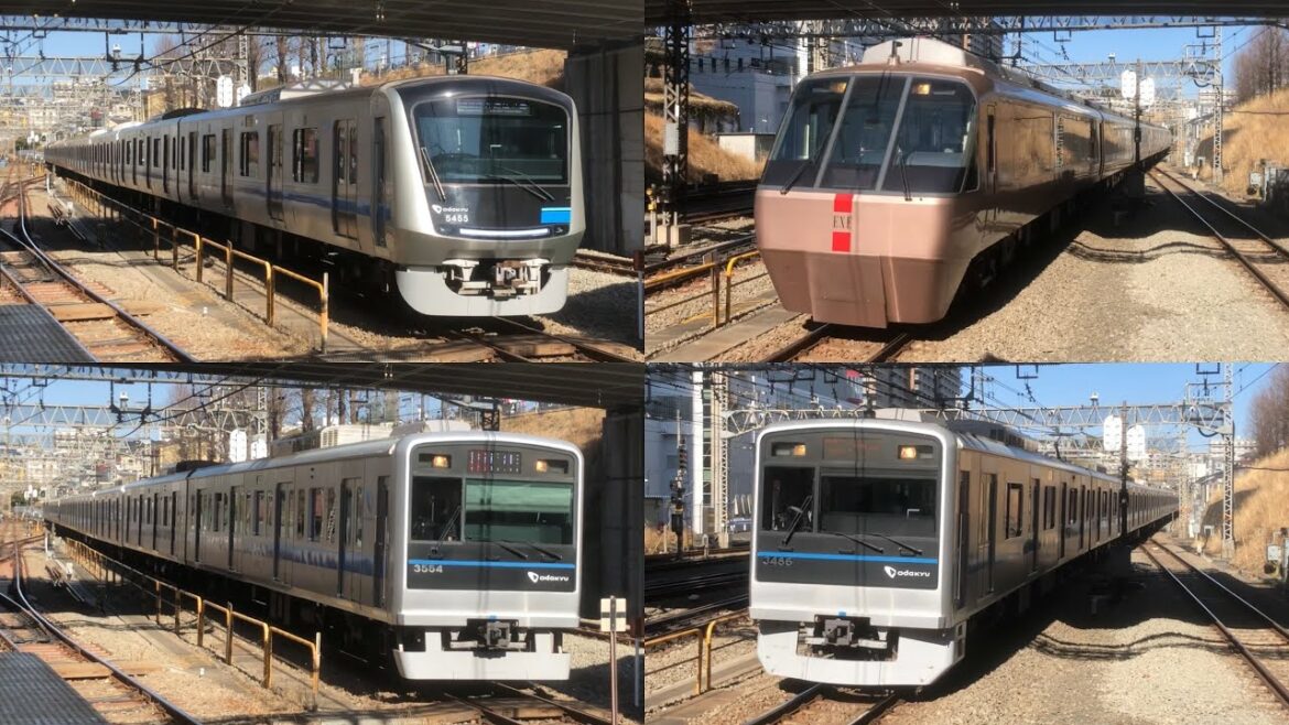 小田急線 新百合ヶ丘駅 発着・通過集