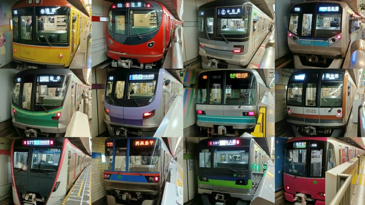 東京メトロ・都営地下鉄 発着・メロディ集《銀座線/丸ノ内線/日比谷線/東西線/千代田線/有楽町線/半蔵門線/南北線/副都心線/浅草線/三田線/新宿線/大江戸線》《Tokyo subway》