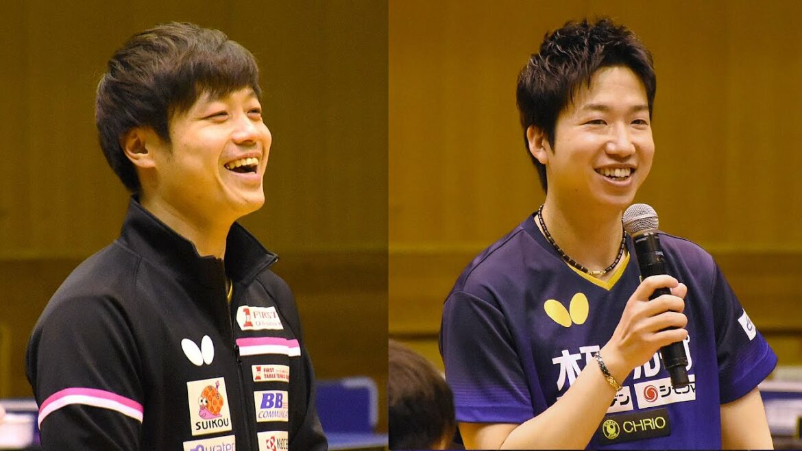水谷隼＆大矢英俊「BUTTERFLY 卓球イベント」in 磐田