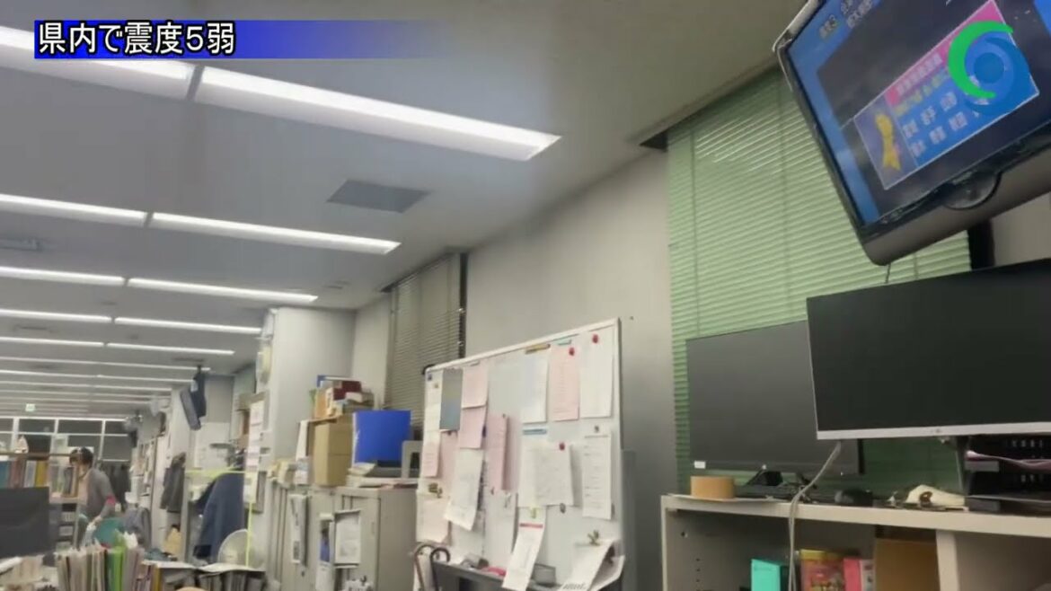 県内で震度５弱 各地で停電 栃木県