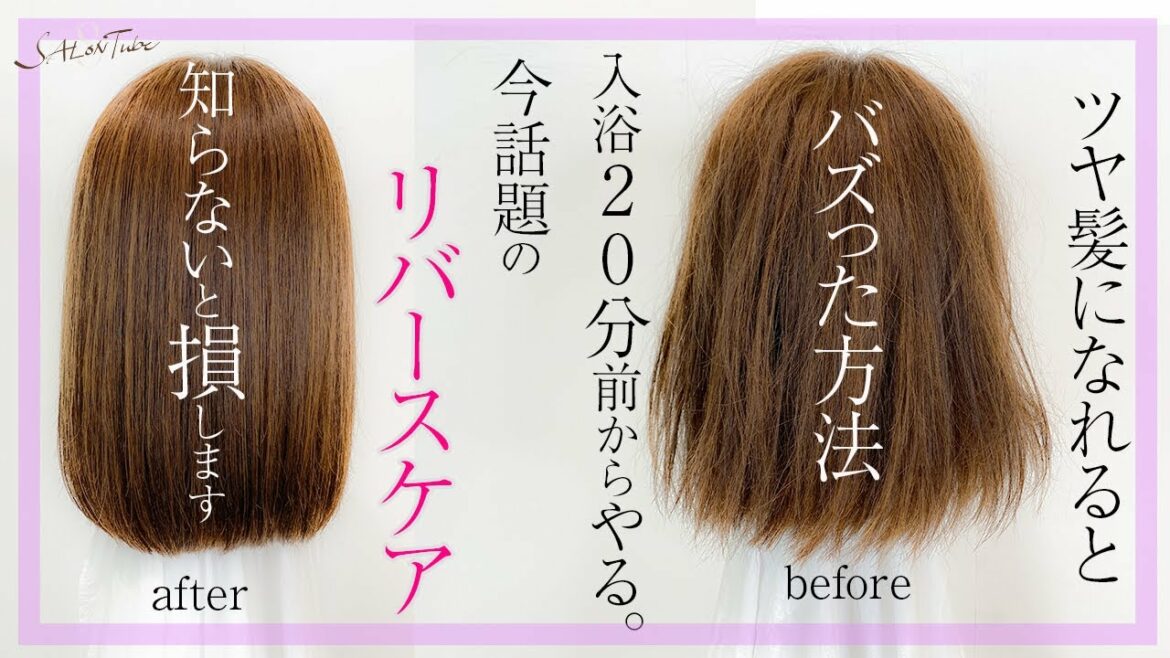 知らないと損するかも！？ツヤ髪になれるSNSで話題のリバースケア　【髪質改善】　SALONTube 渡邊義明