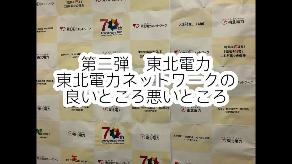 第二弾　東北電力／東北電力ネットワークの良いところ悪いところ