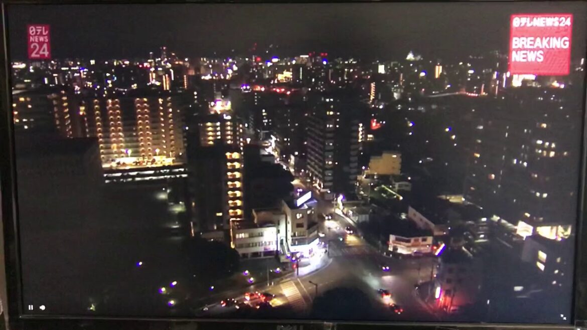 速報！熊本地震 震度6弱 津波の心配なし！