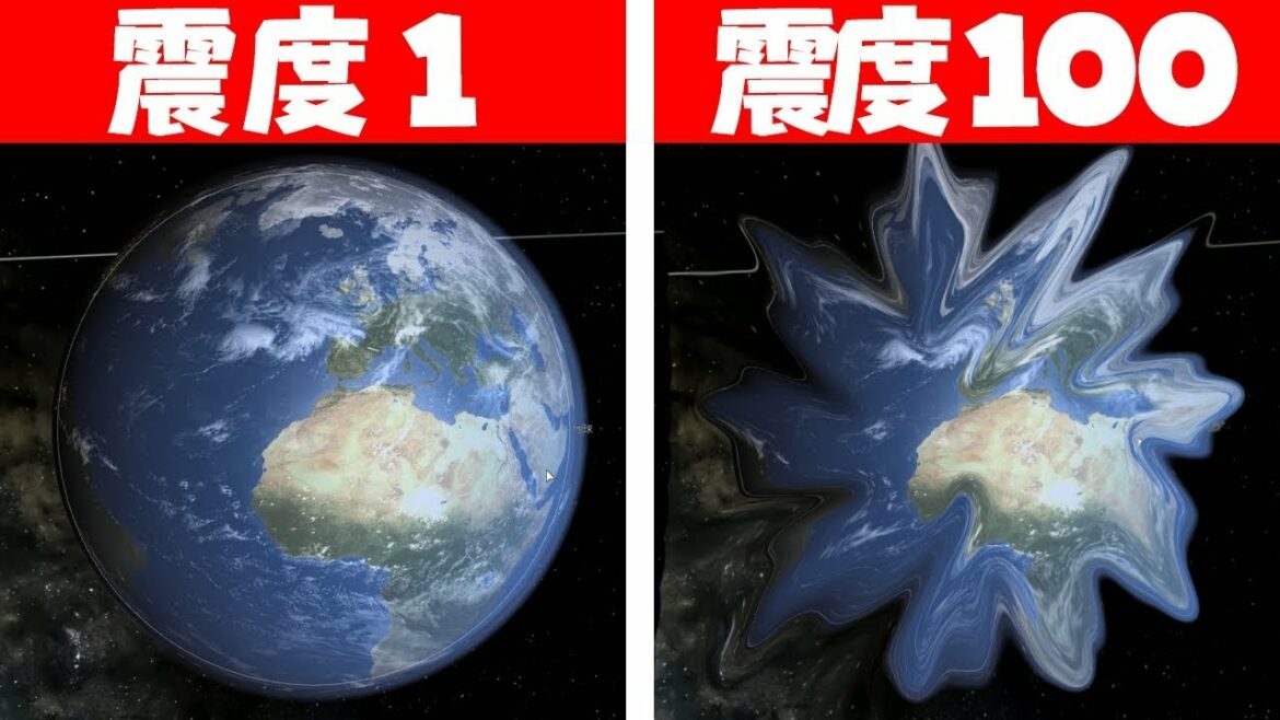 震度100の地震が起きたらどうなるのか検証したユニバースサンドボックス2
