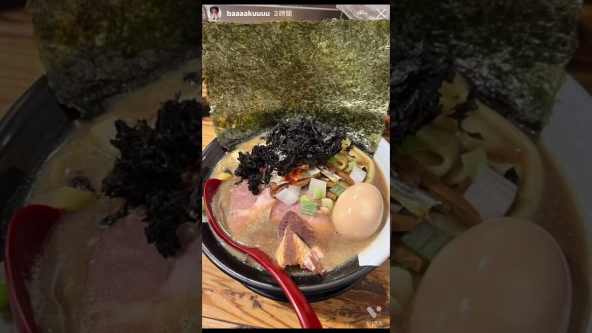 漠ちゃん最近ラーメンにハマり中