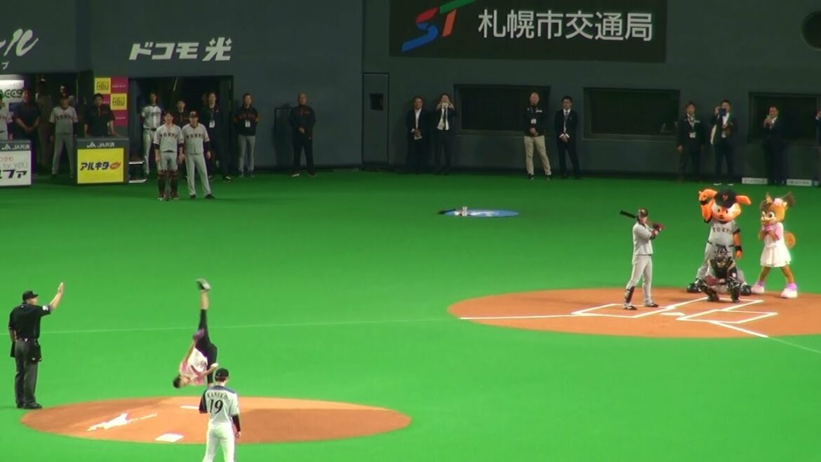 20190615 ロンドン五輪・リオ五輪 新体操元日本代表 畠山愛理さんによる始球式