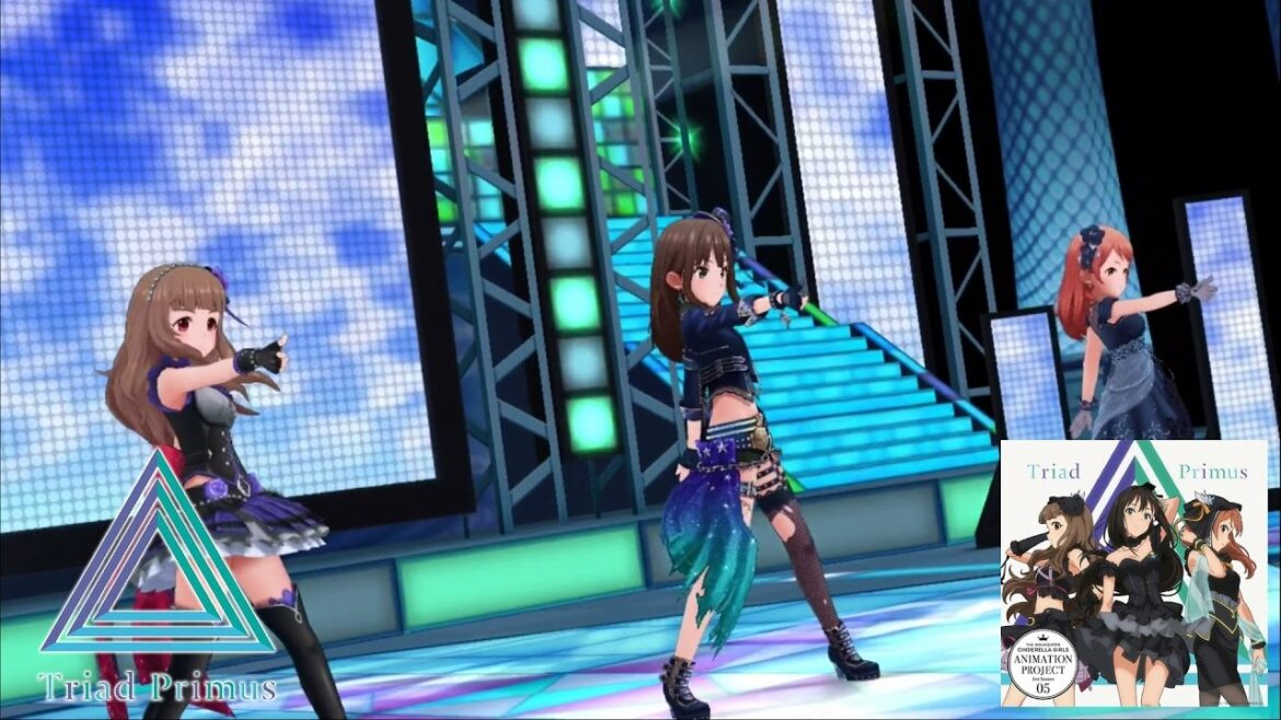 「デレステ」Trancing Pulse (Game ver.) 標準メンバー Triad Primus 神谷奈緒、渋谷凜、北条加蓮 SSR