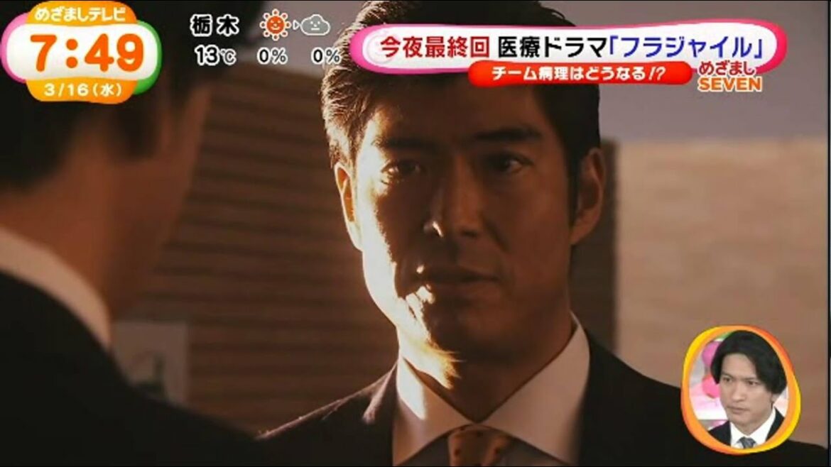 【長瀬智也ファン速報】「フラジャイル」ドラマ裏話 めざましテレビインタビュー映像