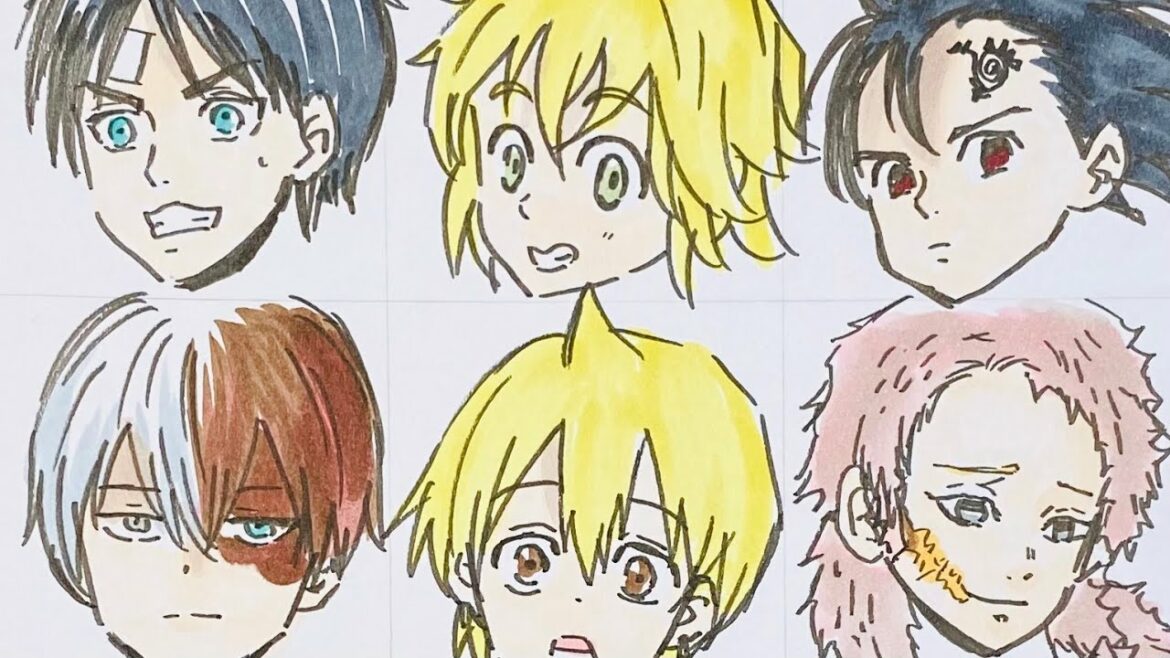 【梶裕貴】ボイスキャラ15選描いてみた