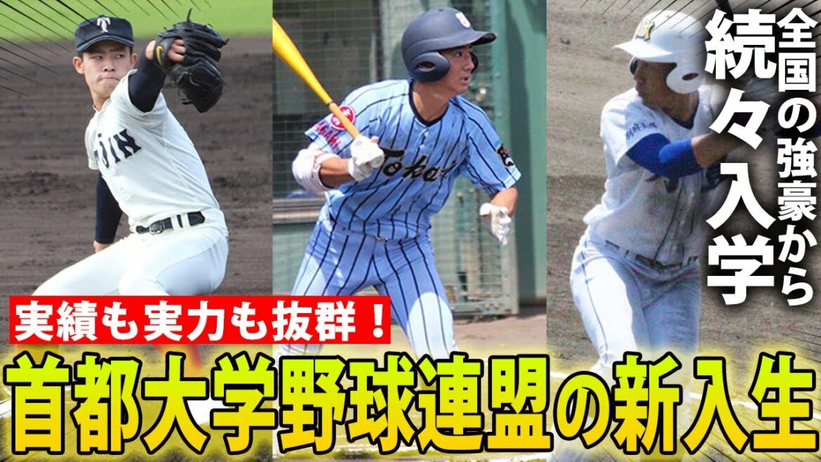 【甲子園で活躍の逸材も】大塚 瑠晏や関戸 康介など...首都大学野球連盟の新入生たち