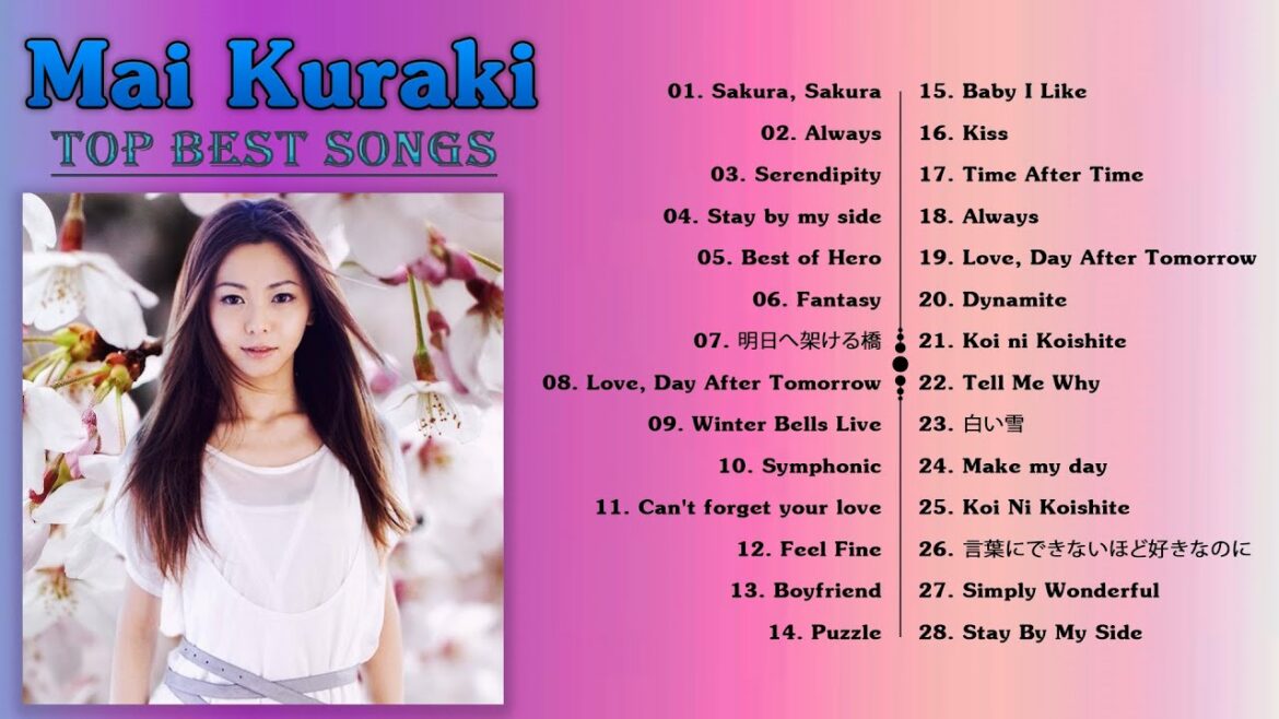 【Mai Kuraki's Album】💙「倉木麻衣のベストソング」💙  ♫ JPOPミリオンヒット♫