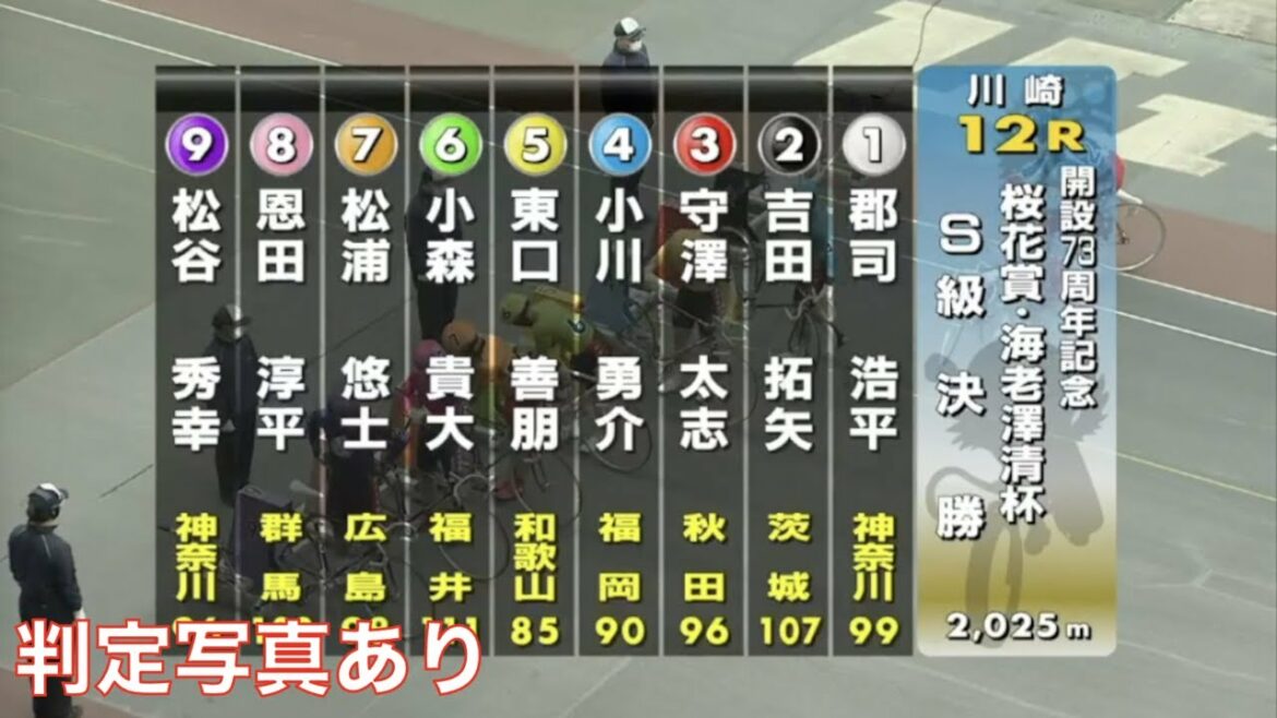 2022/04/17  川崎競輪:G3　桜花賞・海老澤清杯　S級 決勝