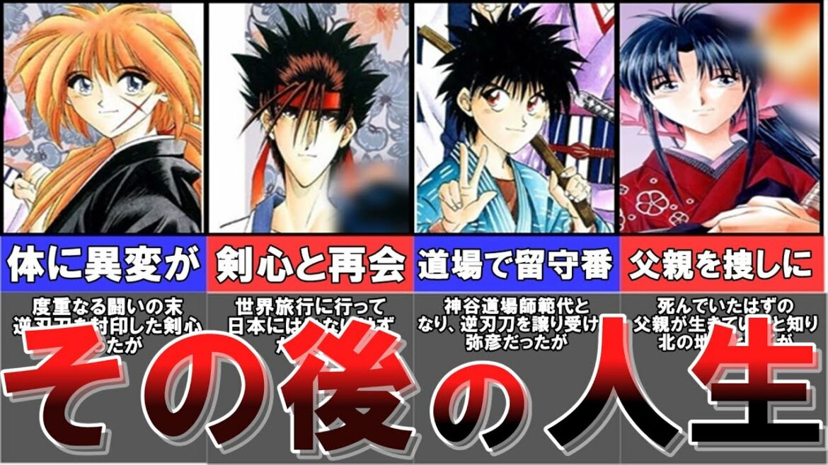 【るろうに剣心】主要キャラの5年後の人生がやばい…!?　【ゆっくり解説】