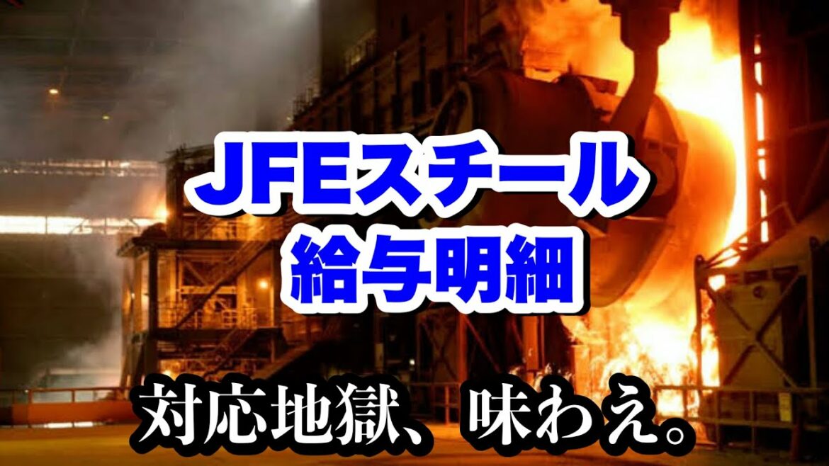 【給与明細】JFEスチールのカネ事情(日本製鉄/神戸製鋼) 【給与明細】JFEスチールのカネ事情(日本製鉄/神戸製鋼)