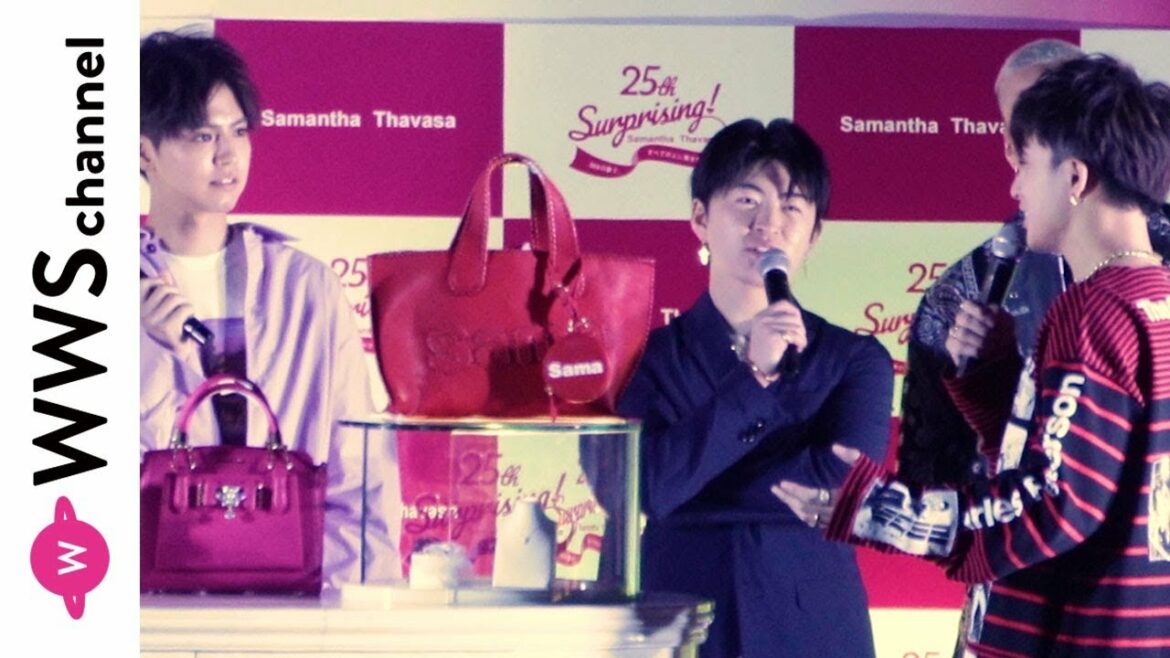白濱亜嵐が母親に贈りたいものは・・・母の日に GENERATIONSがサマンサタバサスカイツリー７周年イベントに登場！！