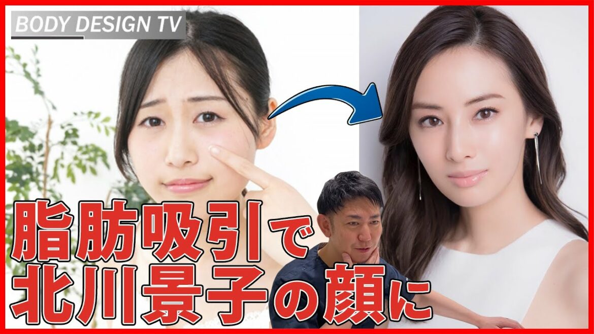 【激変】脂肪吸引で北川景子さんになる方法｜vol.453【ボディデザインTV】