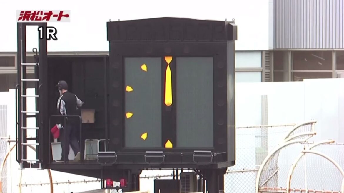 2022年4月3日浜松オートレース１レース中村颯斗選手落車