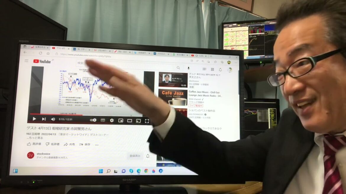 4月13日（水）日経平均株価急反発！RSI20％台前半が下値メドに。米長期金利下落で、グロース株の動き良し。ただ持続性には懐疑的な見方も・・。