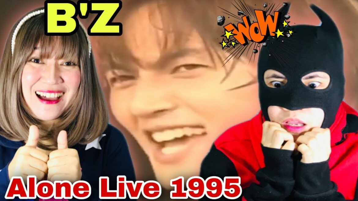 B'z「ALONE」海外の反応 / 稲葉浩志さんのピアノ弾き語りと松本孝弘さんのくわえタバコのギター演奏！ 貴重なライブ映像を初めて見たよ！
