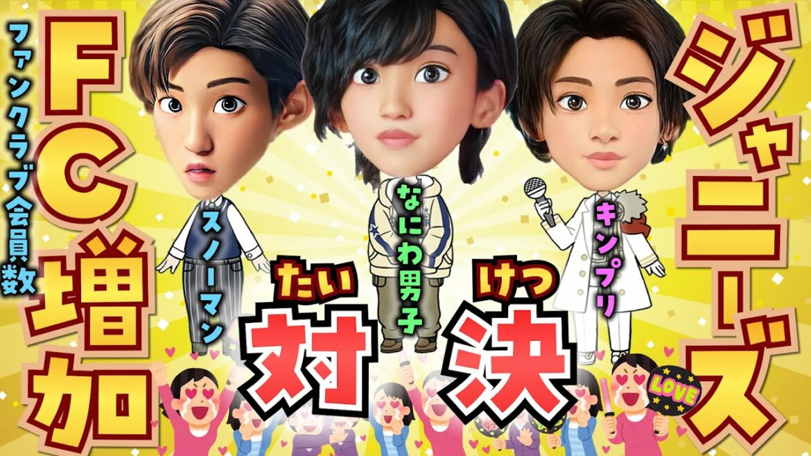 ジャニーズ ファンクラブ会員の増加数ランキング!2022年3月~4月の期間の増加数を調べたよ ジャニーズ ファンクラブ会員の増加数ランキング!2022年3月~4月の期間の増加数を調べたよ