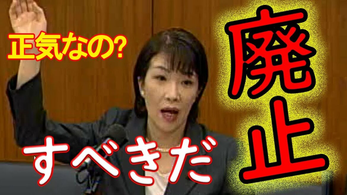 高市早苗、国会で『悪夢の政権』の方針を切る！