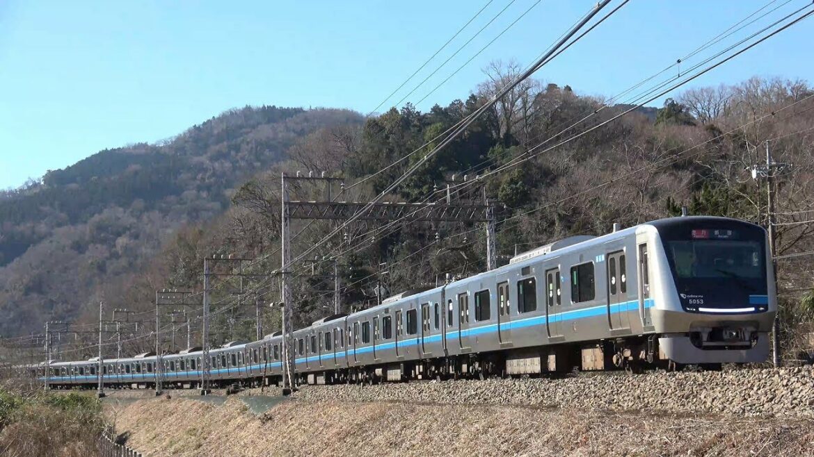 【小田急線撮影記2021.01.31】渋沢～新松田間の渓谷を行く列車
