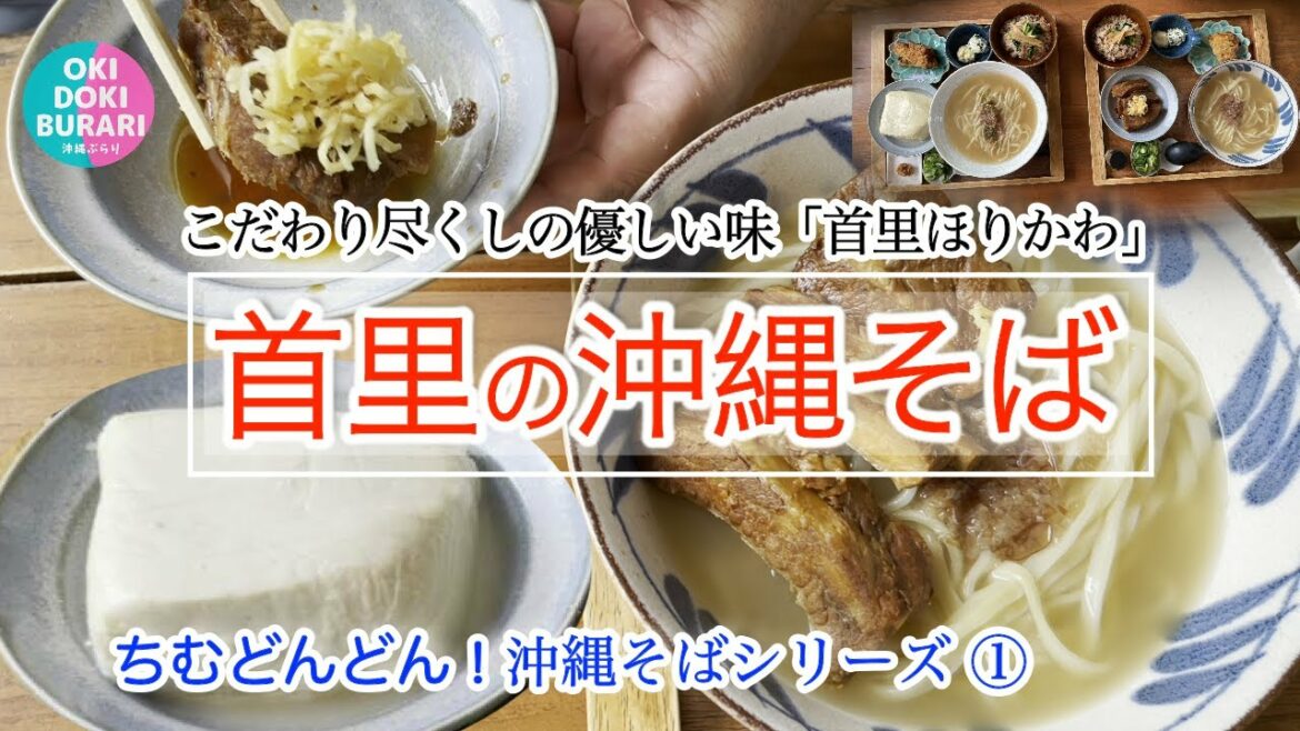【沖縄そば／那覇市首里】ちむどんどん！おススメ首里城近くの隠れ家的沖縄そばの名店「首里ほりかわ」沖縄そば(首里編)シリーズ①紹介【沖縄グルメ】【沖縄観光】【沖縄旅行Vlog】【沖縄カフェ】【美味しい】