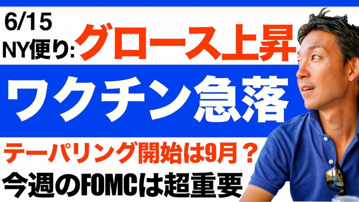 【米高株 6/15】最も重要なFOMCがくる！グロース主導での上昇は続くのか？