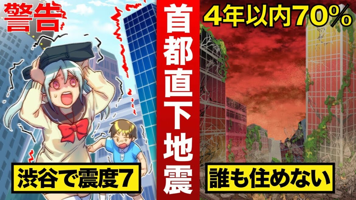 【警告】4年以内に70%の確率で発生…日本に首都直下型地震が起きたら…【漫画】