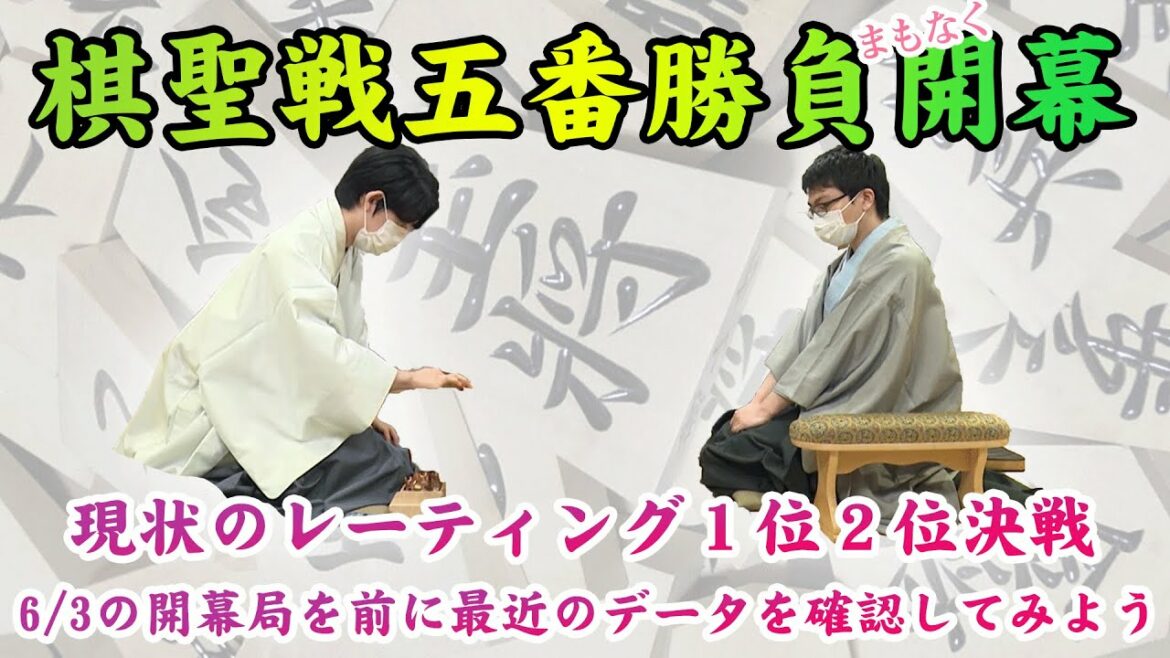 【6/3開幕】藤井聡太ー永瀬拓矢　初めての番勝負【ヒューリック杯棋聖戦】