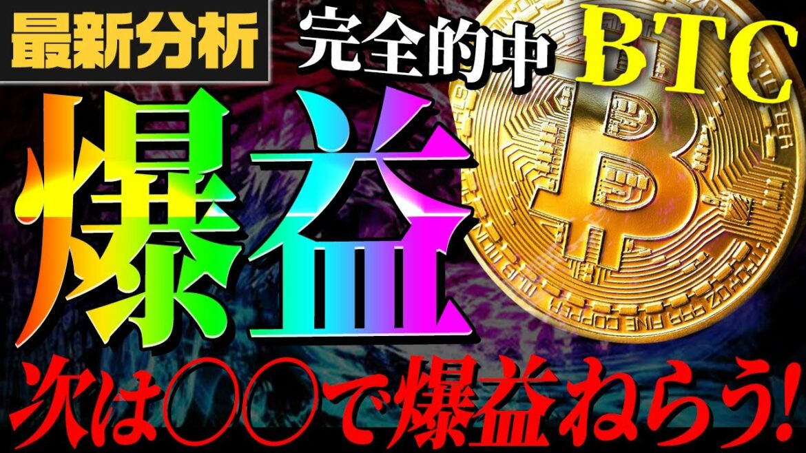 【BTC爆益完全的中!!】ビットコイン今後の爆益ポイントは〇〇！【仮想通貨】