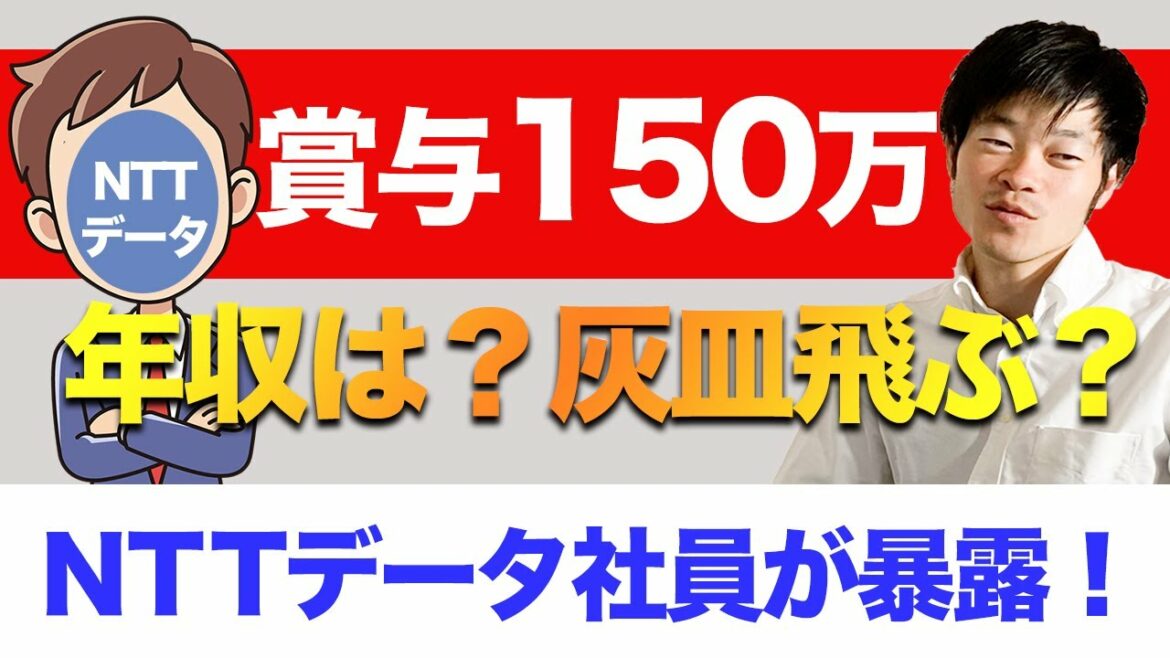 【NTTデータ】年収は？残業時間は？現役社員が暴露！（転職 就活）