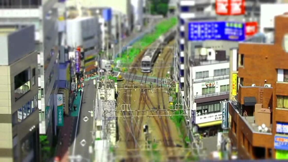 ジオラマ風　小田急線
