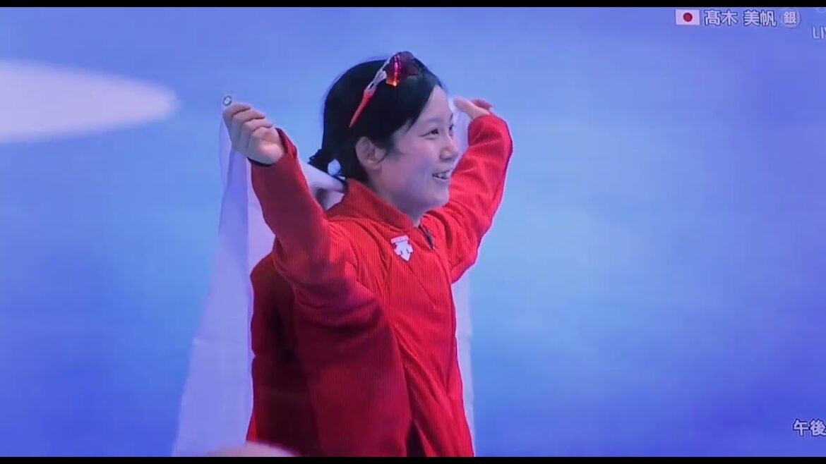 嬉しそうな高木美帆【スピードスケート500m】銀メダル🥈