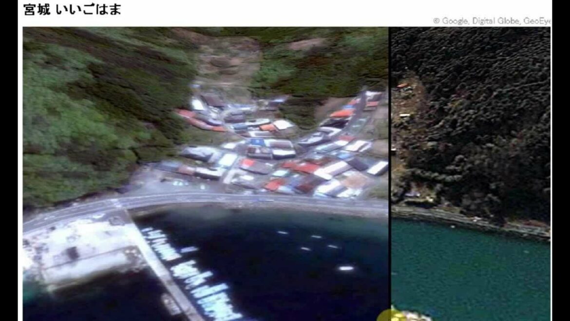 東日本大震災　津波12　宮城いいご浜　tsunami