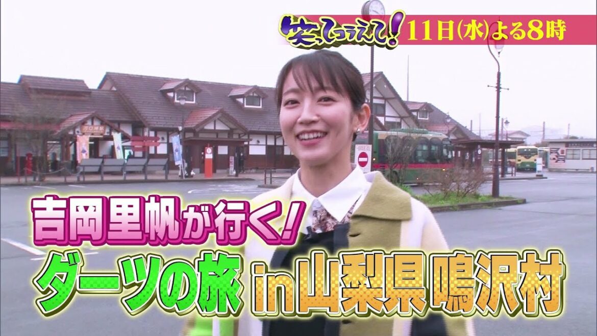 笑ってコラえて！吉岡里帆がダーツの旅へ！[5月11日よる8時放送]
