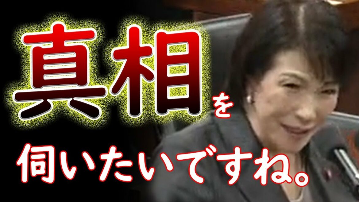 高市早苗、国会で「資金援助」について質疑！