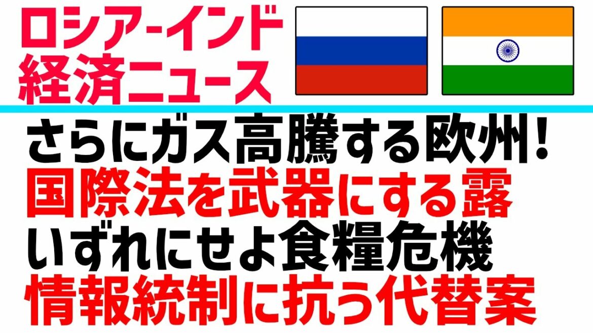 #104 さらにガスが高騰するドイツ。プーチンは国際法を武器に英米と戦う。制裁はただのプロレス。ウクライナで非常事態宣言。いずれにせよやってくるインフレと食糧危機に備えよう。情報統制にも備えよう