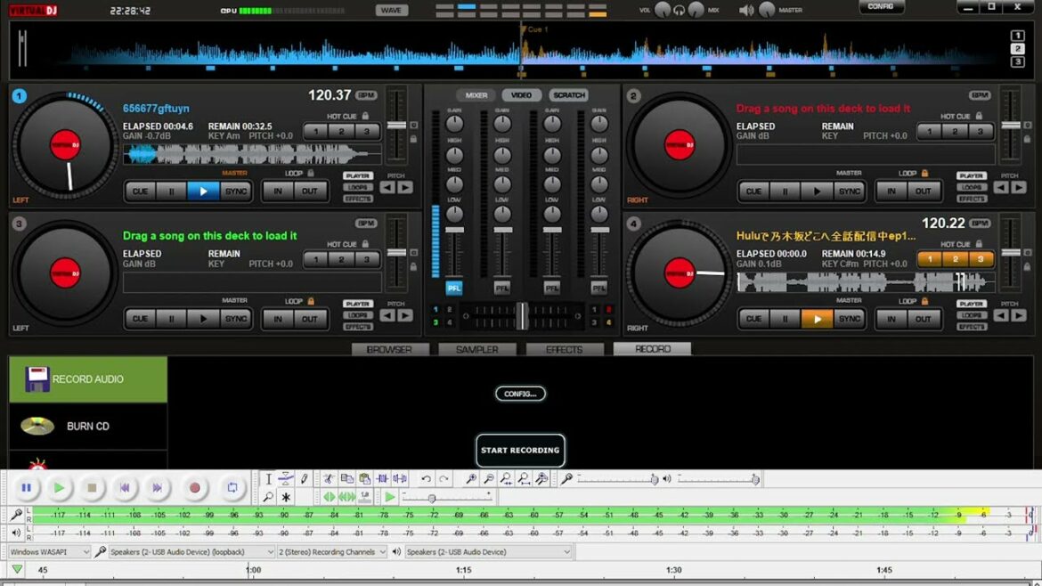 obs shot= ニコニコが見れない / ?【オリジナル曲】 ft virtual dj cover @山本舞香 sfx