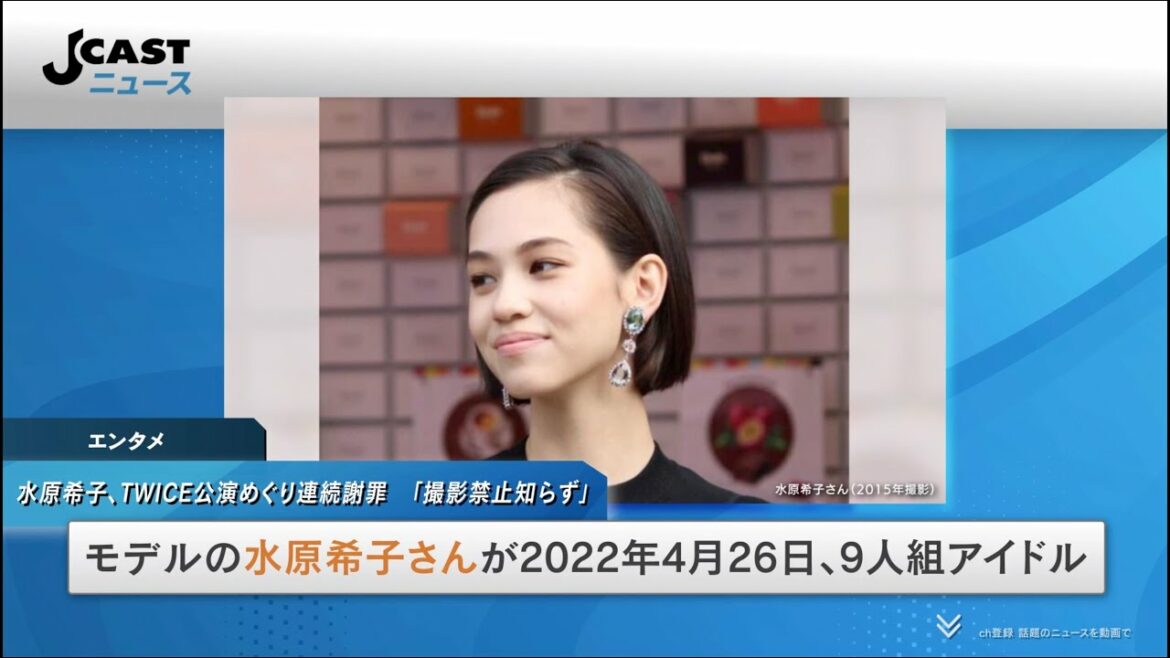 水原希子、TWICE公演めぐり連続謝罪　「撮影禁止知らず」SNS投稿...「勝手に大丈夫だと思い込んでた」