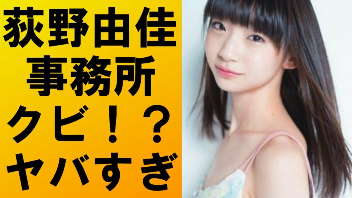 【衝撃】荻野由佳が事務所をクビに⁉それでも芸能活動はやめない⁉