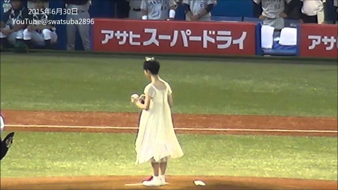 2015/6/30 剛力彩芽さんの始球式