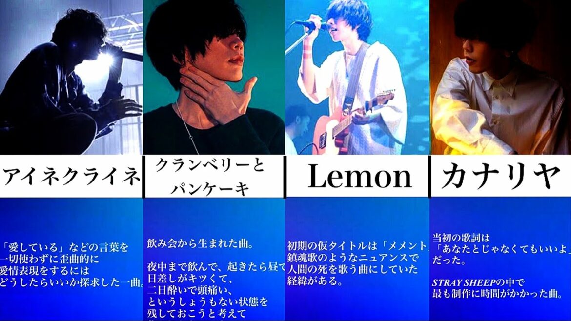 【小ネタ集】米津玄師楽曲◯秘話第2弾!!【本人談】
