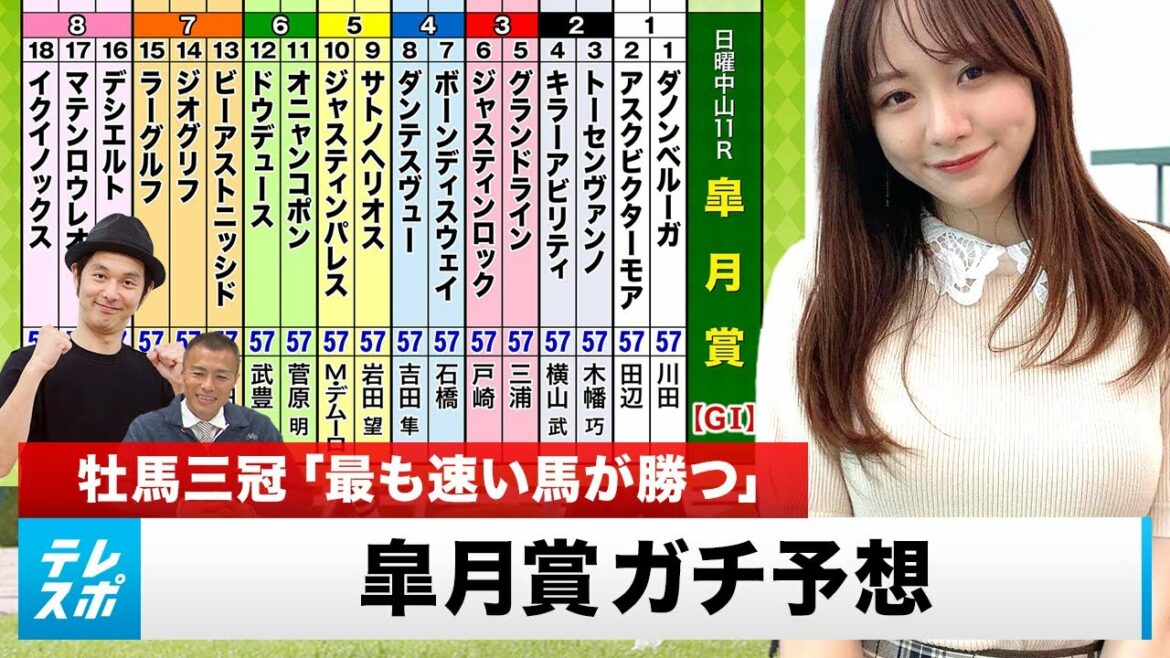 【皐月賞】牡馬三冠 最初のレースをガチ予想『キャプテン渡辺の自腹で目指せ100万円！』森香澄＆虎石晃